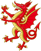 Dragon used in arms by the Tudor monarchs