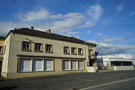 The town hall in Courlandon