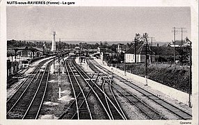 La gare avant l'électrification.