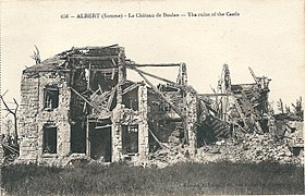 Le château de Boulan en ruine.