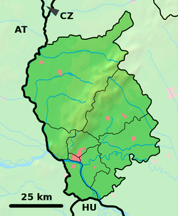 Blatné is located in Bratislava Region