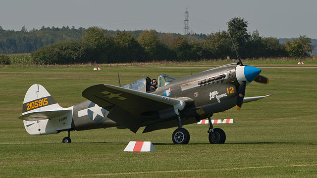 Curtiss P40N Warhawk (built in 1942).