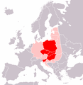 Map of Central Europe, according to Lonnie R. Johnson (2011):[105]   Countries usually considered Central European (citing the World Bank and the OECD)   Countries considered to be Central European only in the broader sense of the term