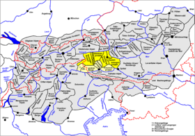 Carte de localisation des Hohe Tauern.