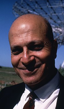 Sahade pictured in 1966, portrait photo against a blue sky in the background