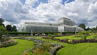 Palmenhaus in Kew Gardens, London