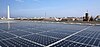 Photovoltaic array on top of the James V. Forrestal Building