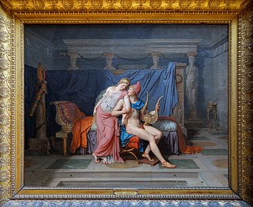 Jacques-Louis David L'amour d'Hélène et Paris