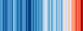 ◣Hawkins◢ 23:49, 2 August 2019 - Early (2018) Ed Hawkins WMO Global warming stripes (PNG)