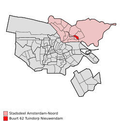 Tuindorp Nieuwendam – Mappa