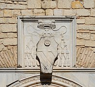 Coats of arms of cardinal Giambattista Orsini in Abbazia di Farfa.jpg