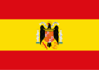 Army flag under Francoist Spain made for castles and forts (1940–1945)[11]