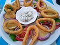 "Kalamar tava" or fried calamari