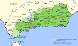 Territory of the Nasrid Kingdom from the 13th to 15th centuries