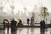 Schmuddelwetter in Hamburg