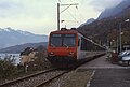 Un train Colibri au terminus de Saint-Gingolph en 1998.