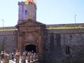 Entrada del castillo de montjuic