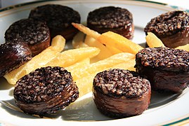 Morcilla cocida, piatto tipico spagnolo e latinoamericano