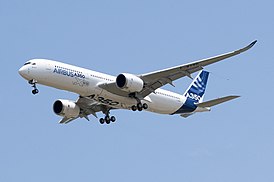 Airbus A350 во время первого полёта