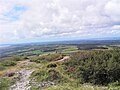 Sommet du Ménez-Hom : point de vue vers l'ouest, en direction de la presqu'île de Crozon