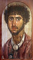 Fayum mummy portrait of a man, 1st century AD, Oriental Institute, Chicago