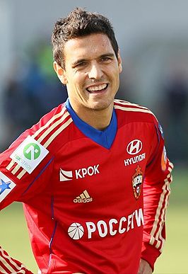 Milanov in het tenue van FK CSKA Moskou in 2013.