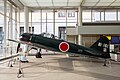 Un A6M5 Zéro Modèle 52 exposé.