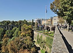 The gorges and Adolphe Bridge