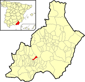 Poziția localității Santa Cruz de Marchena