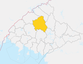 Location of Taegwan County