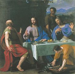 Les disciples d'Emmaüs de Philippe de Champaigne ou Jean-Baptiste.