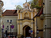 Exterior of a large church