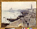 Venecia en tiempo gris, de John Singer Sargent, ca. 1880-1882.