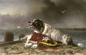 Salvada, de Edwin Landseer (1856).