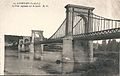 Aspect du pont de Langeais entre 1849 et 1935