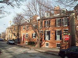 The Little Montgomery Street Historic District within Otterbein