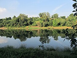 Purna River from Campsite Wildlife Sanctuary named after Purna River