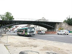 Quelques jours avant la destruction du pont de la ligne de Grande Ceinture.