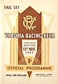 1951 VRC C.B. Fisher Plate racebook front cover