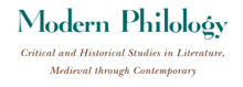 Logo von Modern Philology