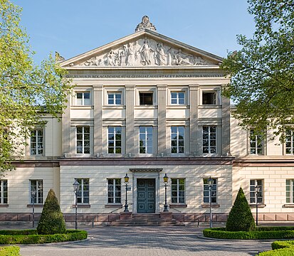 Aula am Wilhelmsplatz (assembly hall of the University of Göttingen) in Göttingen, Germany.