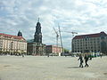 Altmarkt nach Bau der Tiefgarage, April 2009