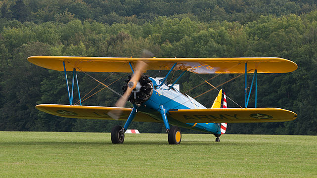 Boeing PT-13D Kaydet (built in 1942).