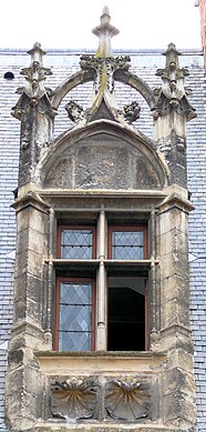 Details an einem Dachfenster