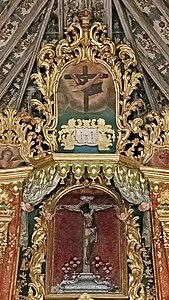 Cristo de La Laguna bajo emblemas franciscanos, siglo XVIII