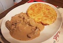 Zürcher Geschnezeltes mit Rösti