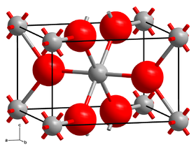 Struktura fluoridu chromnatého