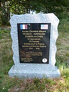 Stèle commémorative du cimetière d'Oberlauchen