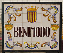 Entrada a Benimodo