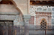 Madeen Sahib (Madin Sahib) another picture showing the left side of the front door with recent repairs.